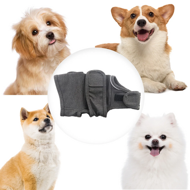 Успокаивающий жилет для собак WanTalk Dog Anxiety Jacket, Dark Grey, 38 см, 56-88 см, 50-63 см, XL