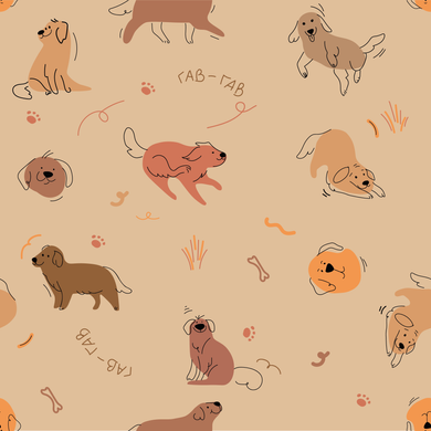 Многоразовая пеленка Pelushka Funny Dogs, 60х60 см