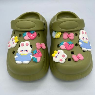 Детские сабо Green Baby (джибитсы в ассортименте), 15, 14,5 см