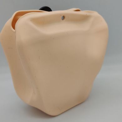 Силіконова сумка для ласощів Derby Pet snack bag, Персиковый