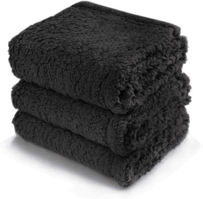 Одеяло для животных Derby Calming Blankets Fluffy Premium Fleece, Черный, 40х60 см