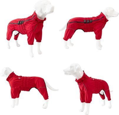 Комбинезон-дождевик для собак Derby Dog Suit Red, 31-36 см, 31-41 см, 23-29 см, S