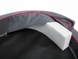 Кругле ліжко для собак Hobbydog Ringo Black/Red, 98х98х18 см