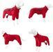 Комбинезон-дождевик для собак Derby Dog Suit Red, 31-36 см, 31-41 см, 23-29 см, S
