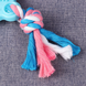 Жевательная игрушка-косточка с канатом для собак Derby Bone Shaped Dog Chew Toy, Голубой