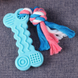 Жевательная игрушка-косточка с канатом для собак Derby Bone Shaped Dog Chew Toy, Голубой