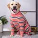 Піжама/попона для собак MIAODODO D15 Pink Stripes, 42 см, 64 см, S