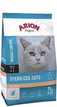 ARION Adult Cat Sterilized 33/12 Salmon 7,5 кг