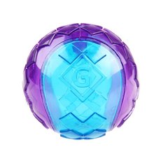 Іграшка для Собак Gigwi Ball М'яч з пищалкою, синьо-фіолетовий, Small
