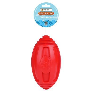 Игрушка для собак BronzeDog FLOAT плавающая Регби 18 х 9 см