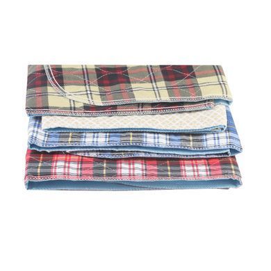 Багаторазова пелюшка для собак Derby Washable Reusable Pet Pee Pad, Beige Plaid, 60х120 см