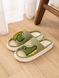 Домашні лляні капці All-One Home Dragon Green, 36/37, 22 см
