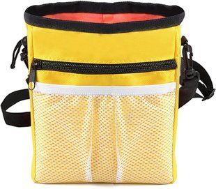 Сумка для выгула и тренировок собак Dog Treat Bag yellow