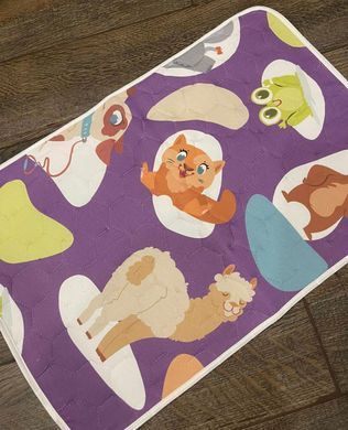 Многоразовая пеленка Pelushka Animals, 50х70 см