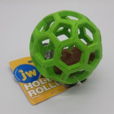 Игрушка для собак JW Hol-ee Roller с крокодилом Whimzees в середине, Зелёный, Small