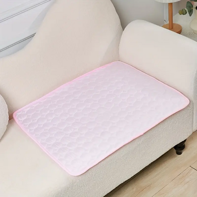 Летняя охлаждающая подстилка Derby Pink для домашних животных, 70х100 см