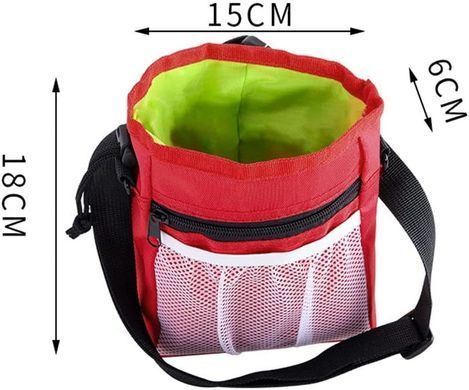 Сумка для выгула и тренировок собак Dog Treat Bag yellow