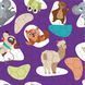 Многоразовая пеленка Pelushka Animals, 50х70 см