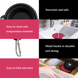 Складна силіконова миска для собак Rest-Eazzzy Collapsible Bowls for Travel, Черный, 1 л