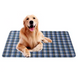 Багаторазова пелюшка для собак Derby Washable Reusable Pet Pee Pad, Blue Plaid, 60х90 см