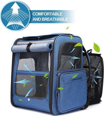 Рюкзак-переноска для домашних животных Voyager Pet LVT24015, Синий