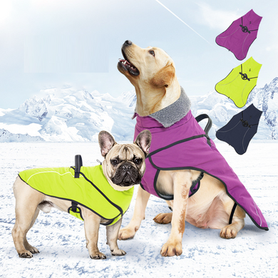 Водонепроницаемое зимнее пальто для собак Wan Talk Purple Dog Coat, 65-70 см, 85-100 см, 3XL