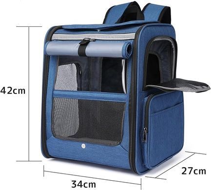 Рюкзак-переноска для домашних животных Voyager Pet LVT24015, Синий