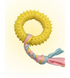 Жевательная игрушка для собак Derby Ribbed ring with cotton rope, Жёлтый
