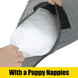 Гігієнічні труси/комбінезон для собак WanTalk Full Body Dog Diaper, Grey, 65-72 см, 88-105 см, 3XL