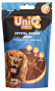Лакомство для собак UniQ PETS Вяленое куриное мясо 80 г