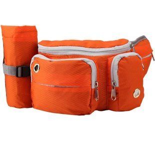 Поясная сумка для выгула собак Voyager Pet LVC809 Orange с держателем для бутылки