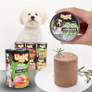 Консерви для собак UNIQ PETS DOG WET FOOD ROYAL DUCK з качкою, 375 г
