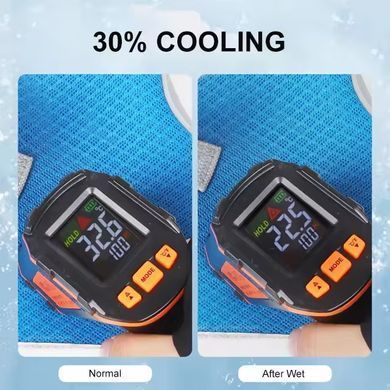 Літній охолоджуючий жилет для собак Derby Summer Dog Cooling Vest PPA0116-4, Green, 37-48 см, 34 см, S