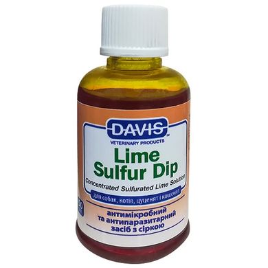 Антимікробний і антипаразитарний засіб Davis Lime Sulfur Dip для собак і котів, 50 мл