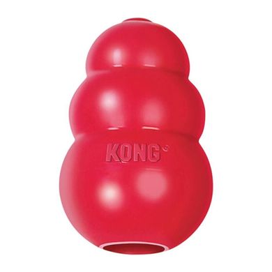 Прочная резиновая игрушка для собак KONG Classic, Small