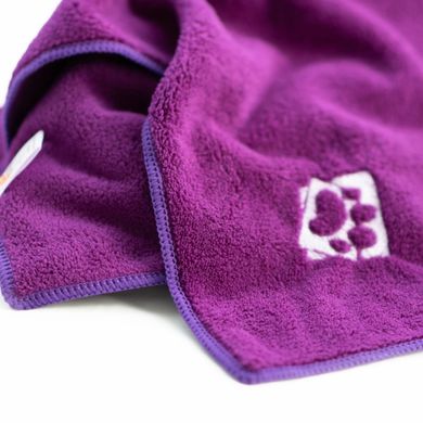 Рушник для собак Fovis з преміум мікрофібри, фіолетовий, 50х70 см