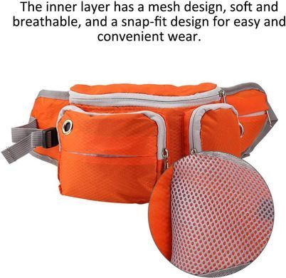 Поясная сумка для выгула собак Voyager Pet LVC809 Orange с держателем для бутылки