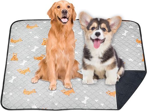 Багаторазова пелюшка Derby Washable Reusable Dog Pee Pad PM002--2, Light Grey, 100х150 см