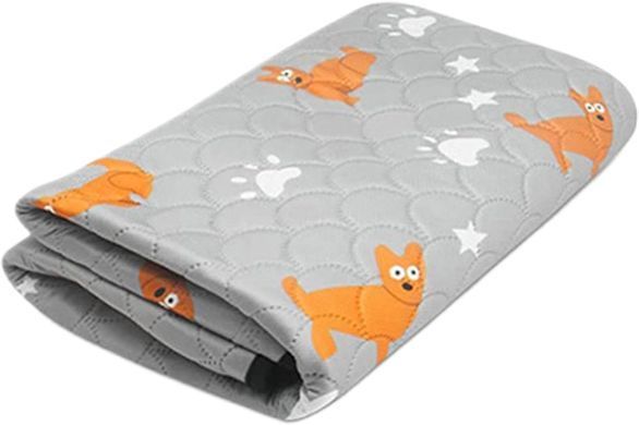 Багаторазова пелюшка Derby Washable Reusable Dog Pee Pad PM002--2, Light Grey, 100х150 см