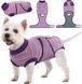 Попона для відновлення собак Wan Talk Recovery Suit, Violet Stripe, 25 см, 33-40 см, 27 см, XS