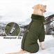 Теплая зимняя одежда для собак Wan Talk Winter Warm High Collar Dog Bordo Clothes с высоким воротником, 65 см, 80-93 см, 68 см, 3XL