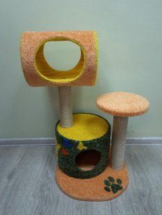 Ігровий комплекс для котів з кігтеточкою KL82