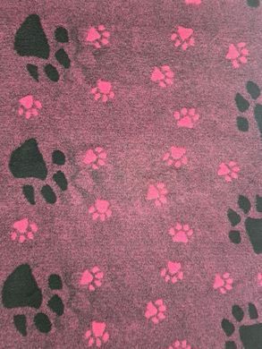 Килимок для собак Vetbed Small Paws малиновий, 80х100 см