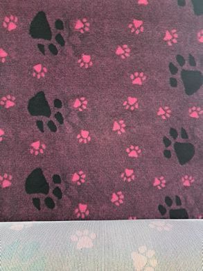 Килимок для собак Vetbed Small Paws малиновий, 80х100 см