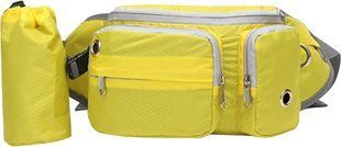 Поясная сумка для выгула собак Voyager Pet LVC809 Yellow с держателем для бутылки