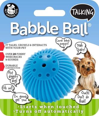 Інтерактивна іграшка-м'яч для собак Pet Qwerks Talking Babble Ball, Large