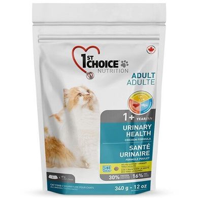 Сухой корм для кошек склонных к мочекаменной болезни 1st Choice Urinary Health 340 г