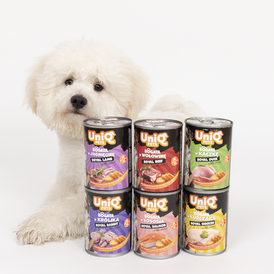 Консерви для собак UNIQ PETS DOG WET FOOD ROYAL BEEF з яловичиною, 375 г