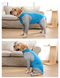 Піжама/попона для собак MOFESIPI Recovery Suit Blue&Grey, 46 см, 68 см, S