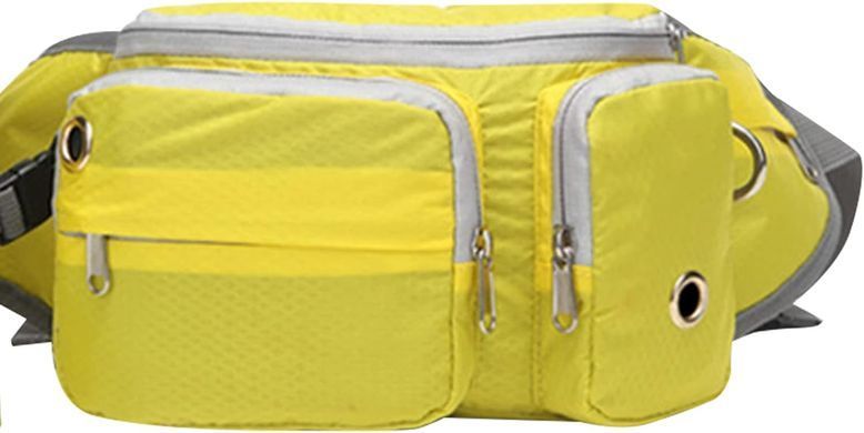 Поясная сумка для выгула собак Voyager Pet LVC809 Yellow с держателем для бутылки